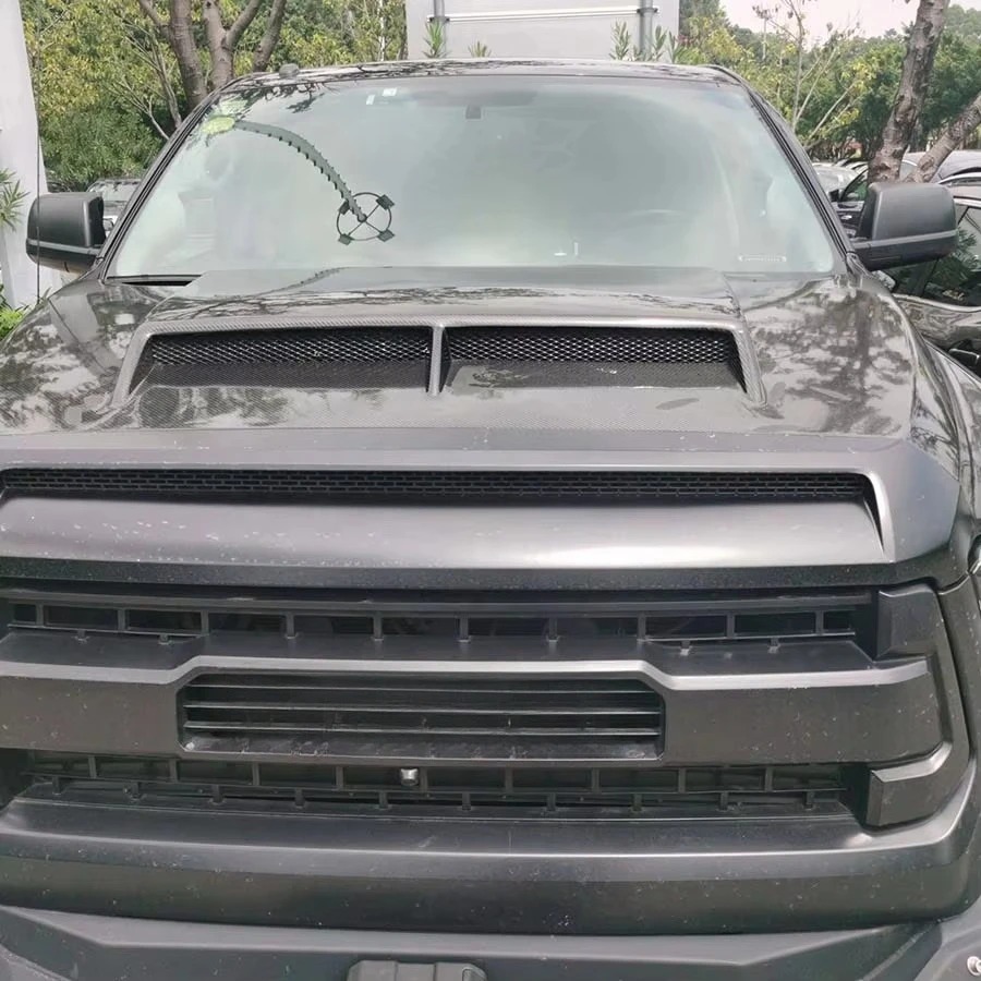 New Carbon Fiber Hood for for 2014-2019 with Bolts-Bolt-On Installation Heat Dissipation Bonnet Accessories